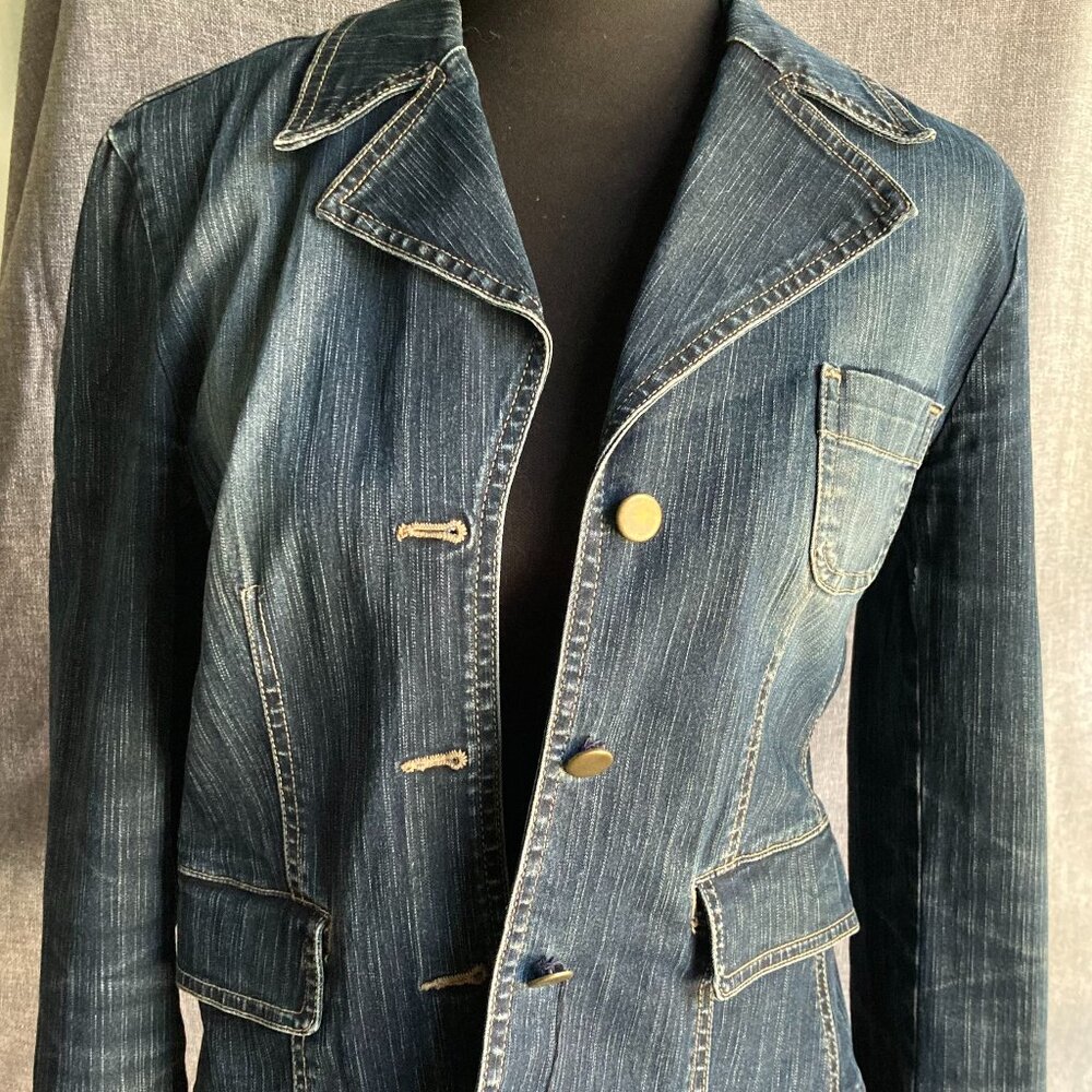 Tailored Denim Jean Jacket